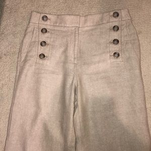 Ann Taylor Linen Sailor Style Pants